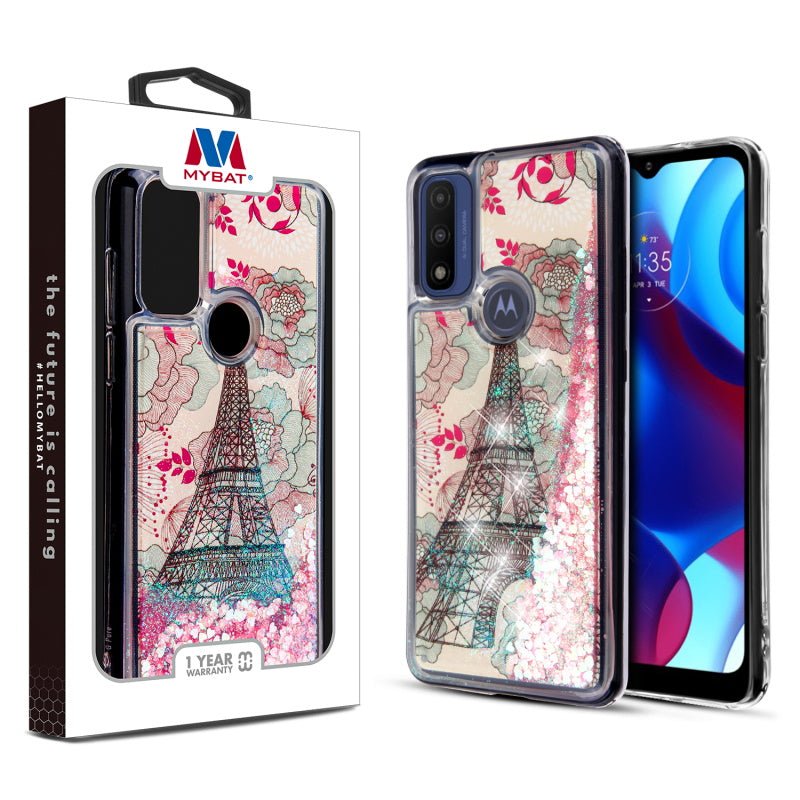 MyBat Quicksand Glitter Hybrid Protector Cover for Motorola Moto G Pure / Moto G Power (2022)Moto G Pure