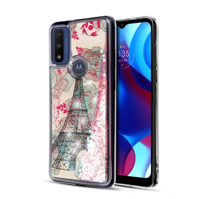 MyBat Quicksand Glitter Hybrid Protector Cover for Motorola Moto G Pure / Moto G Power (2022)Moto G Pure