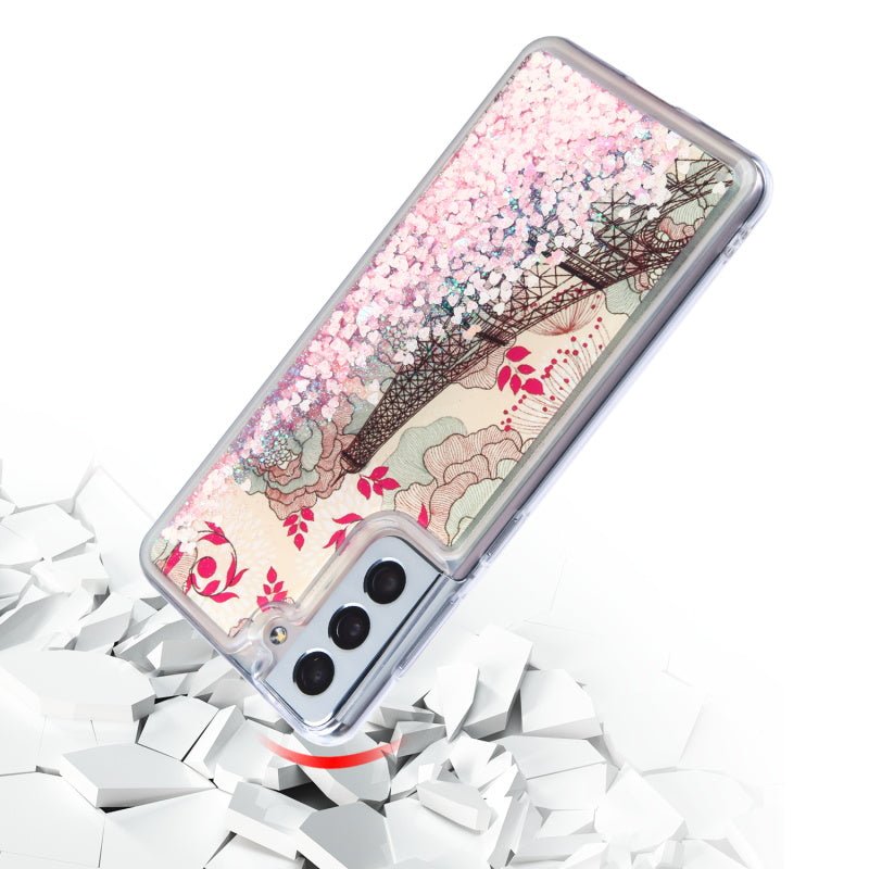 MyBat Quicksand Glitter Hybrid Protector Cover for Samsung Galaxy S21 PlusGalaxy S21+