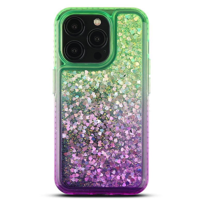 MyBat Quicksand Glitter with Diamonds Protector Cover for Apple iPhone 15 Pro (6.1)iPhone 15 Pro