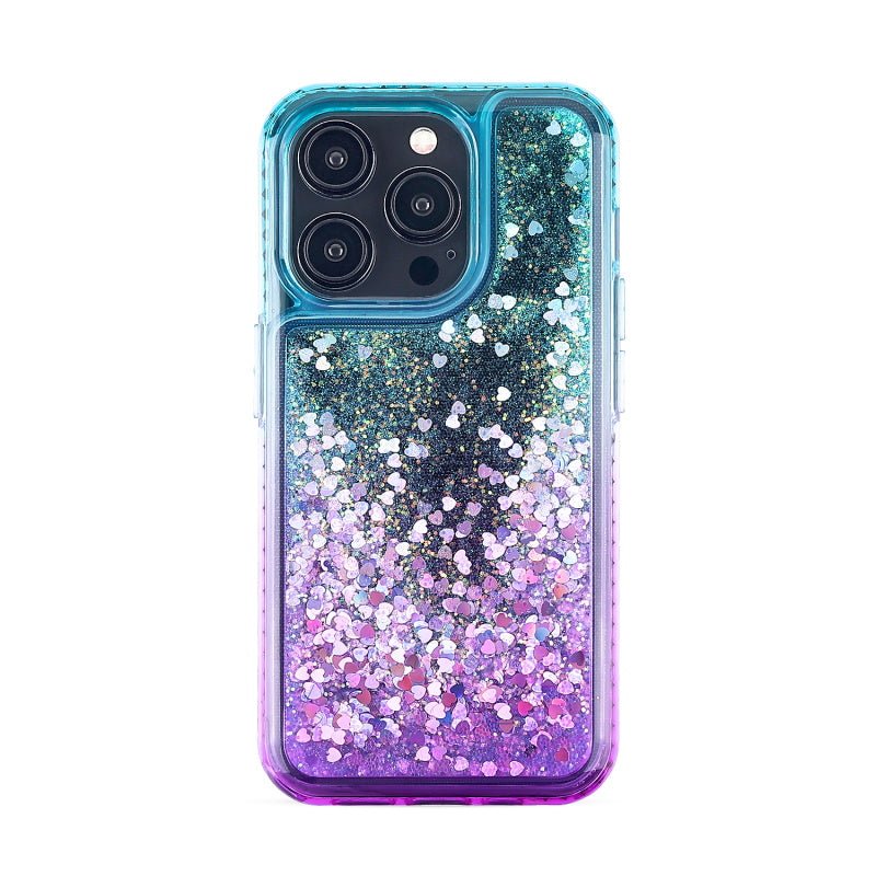 MyBat Quicksand Glitter with Diamonds Protector Cover for Apple iPhone 15 Pro (6.1)iPhone 15 Pro