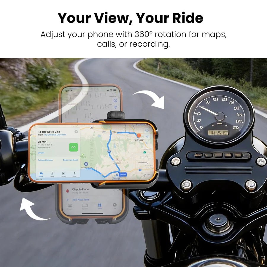 MyBat RideLock Motorcycle Phone Mount and Phone Holder for BikesMyBat Pro
