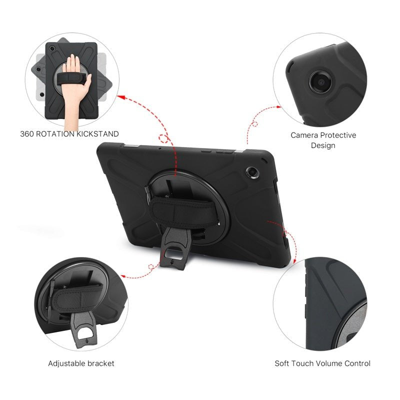 MyBat Rotatable Stand Protector Case (with Wristband) for Samsung Galaxy Tab A11+ 5GMyBat Pro