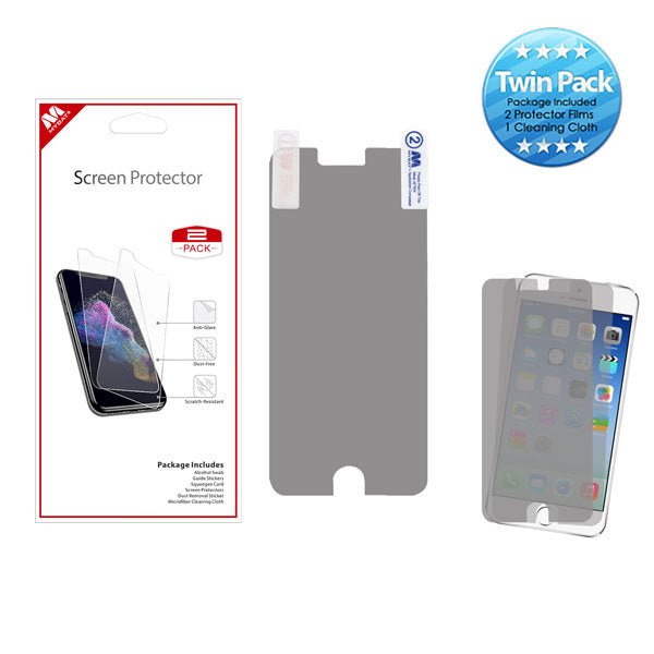 MyBat Screen Protector Twin Pack for Apple iPhone 6s/6/iPhone SE (2022) / SE (2020) - ClearMyBat Pro