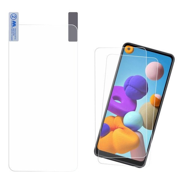 MyBat Screen Protector Twin Pack for Samsung Galaxy A21 - ClearMyBat Pro