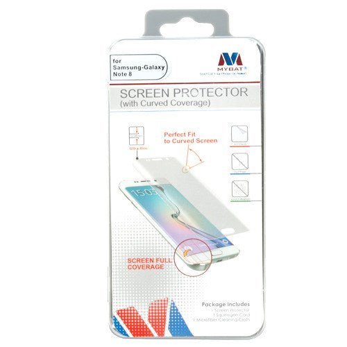 MyBat Screen Protector (with Curved Coverage) for Samsung Galaxy Note 8 - ClearMyBat Pro