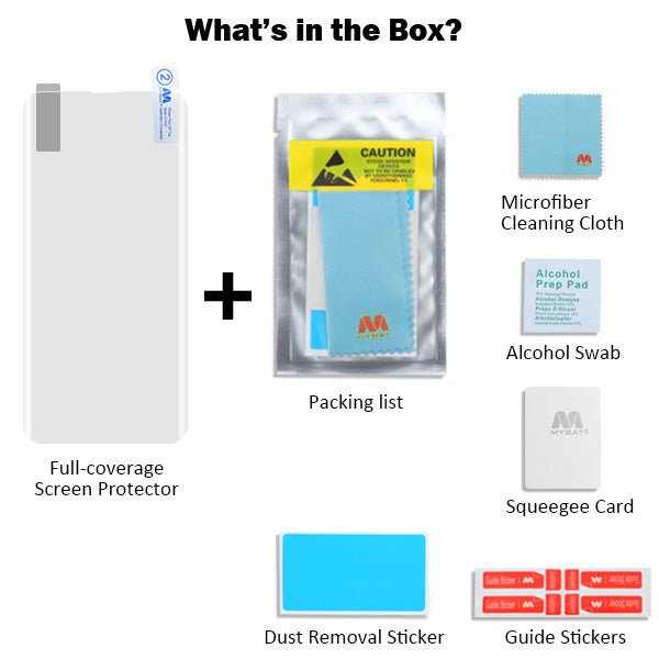 MyBat Screen Protector (with Curved Coverage) for Samsung Galaxy S10 - ClearMyBat Pro