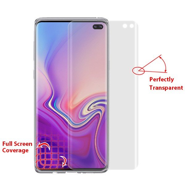 MyBat Screen Protector (with Curved Coverage) for Samsung Galaxy S10 plus - ClearMyBat Pro
