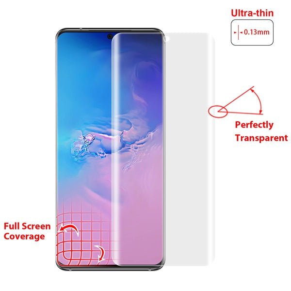 MyBat Screen Protector (with Curved Coverage) for Samsung Galaxy S20 Ultra (6.9) - ClearMyBat Pro