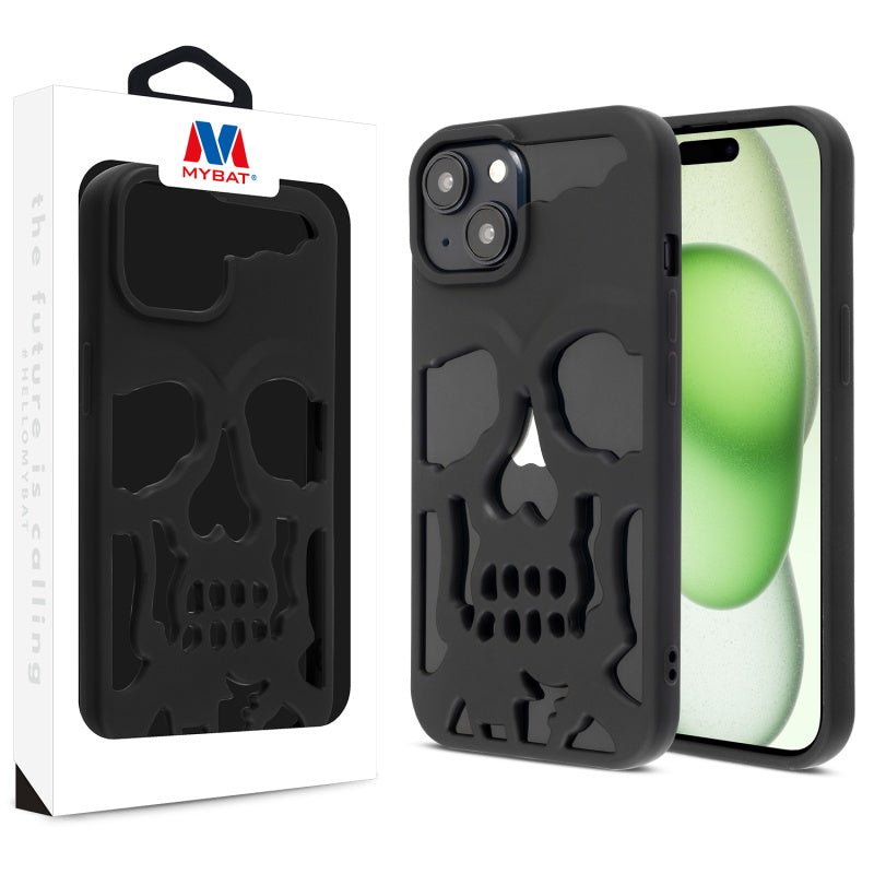 MyBat Skullcap Protector Cover for Apple iPhone 15 Plus (6.7)iPhone 15 Plus