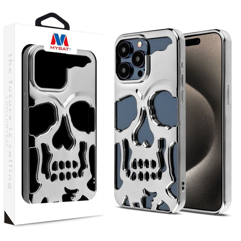 MyBat Skullcap Protector Cover for Apple iPhone 15 Pro (6.1)iPhone 15 Pro