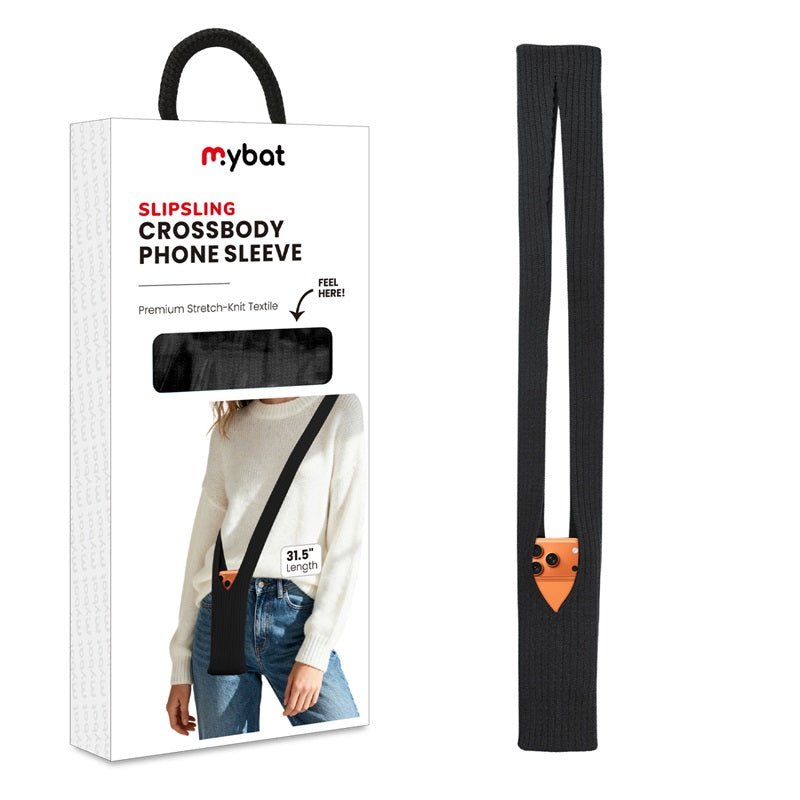 MyBat SlipSling Crossbody Phone Sleeve - Carbon BlackMyBat Pro