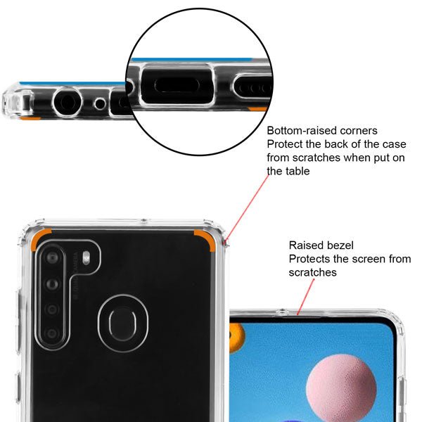 MyBat Sturdy Gummy Cover for Samsung Galaxy A21Galaxy A21