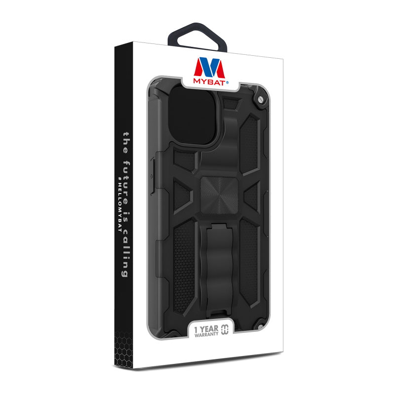 MyBat Pro Sturdy Hybrid Protector Cover (with Stand) for Apple iPhone 15 (6.1)iPhone 15