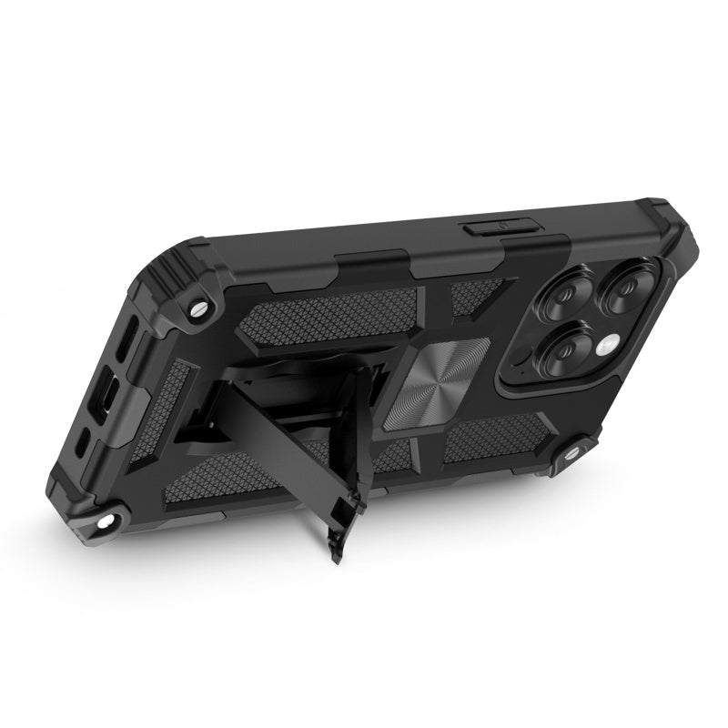 MyBat Pro Sturdy Hybrid Protector Cover (with Stand) for Apple iPhone 15 Pro (6.1)iPhone 15 Pro