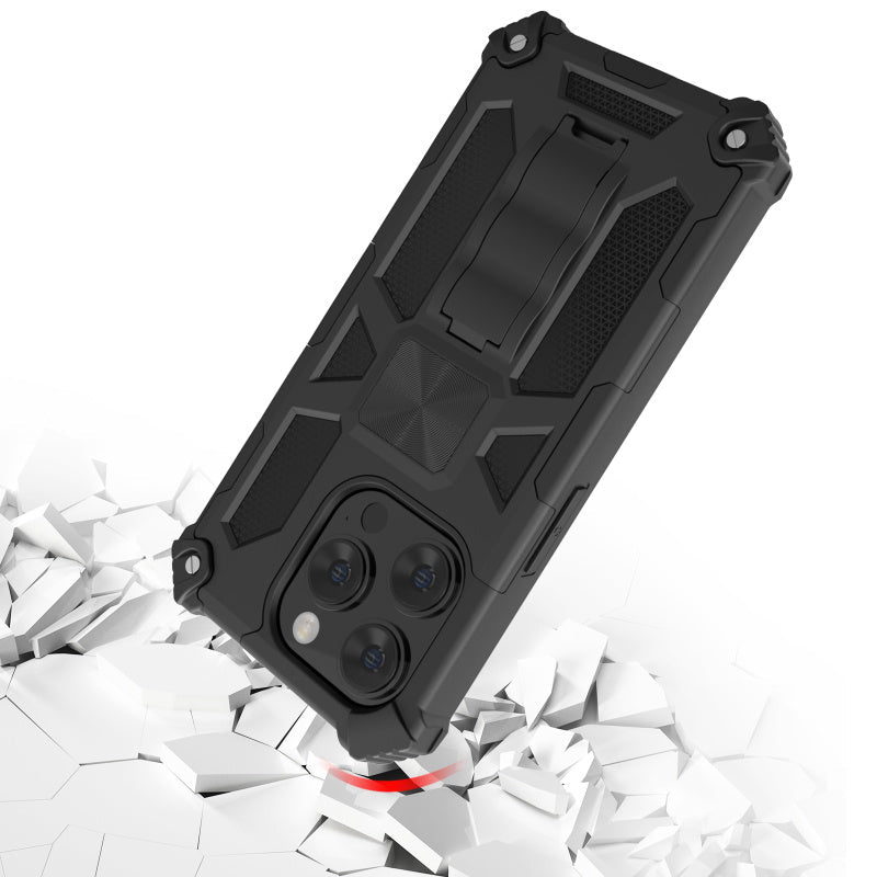 MyBat Pro Sturdy Hybrid Protector Cover (with Stand) for Apple iPhone 15 Pro (6.1)iPhone 15 Pro