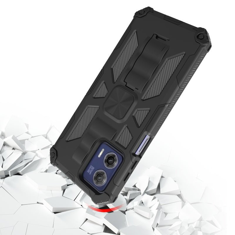 MyBat Pro Sturdy Hybrid Protector Cover (with Stand) for Motorola Moto G 5G (2023)Moto G 5G 2023