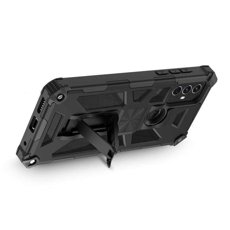 MyBat Pro Sturdy Hybrid Protector Cover (with Stand) for Motorola Moto G Play (2023)Moto G Play 2023