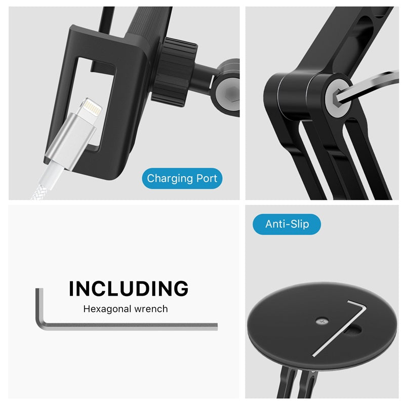 MyBat Swivel 360° Rotating Stand For Phones & Tablets - BlackMyBat Pro