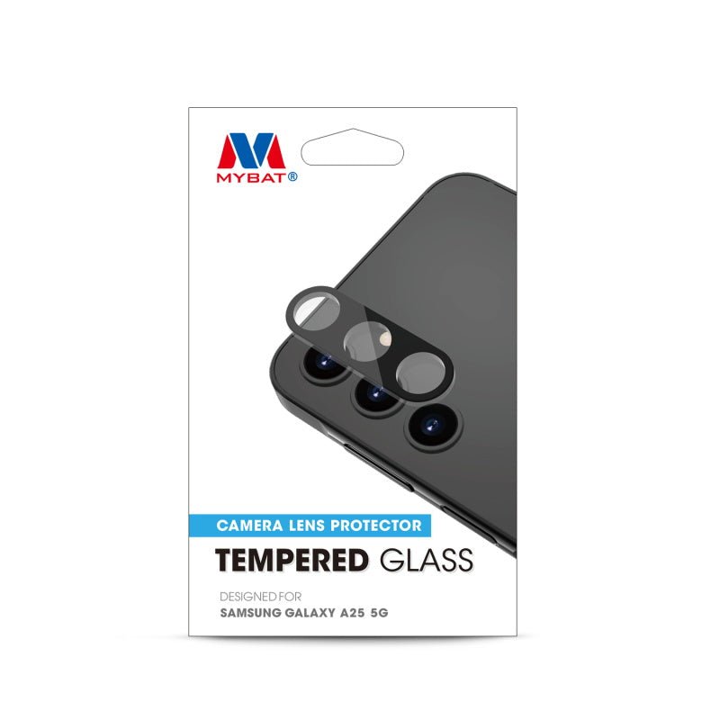 MyBat Tempered Glass Lens Protector - BlackGalaxy A25 5G
