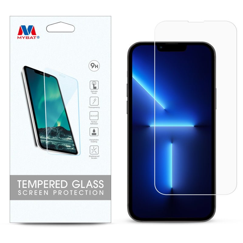 MyBat Tempered Glass Screen Protector (2.5D) for Apple iPhone 13 Pro Max (6.7)/iPhone 14 Pro Max (6.7) / 14 Plus (6.7) - ClearMyBat Pro