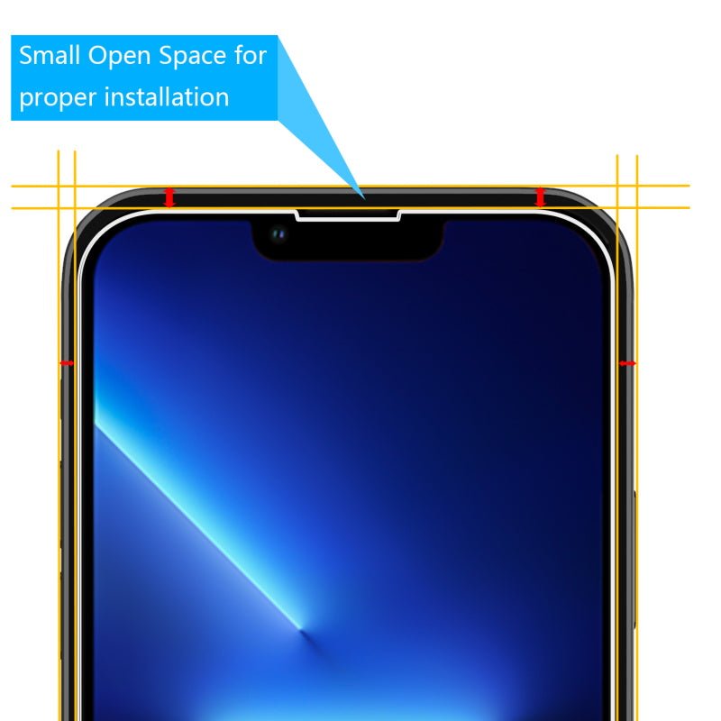 MyBat Tempered Glass Screen Protector (2.5D) for Apple iPhone 13 Pro Max (6.7)/iPhone 14 Pro Max (6.7) / 14 Plus (6.7) - ClearMyBat Pro