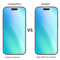 MyBat Tempered Glass Screen Protector (2.5D) for Apple iPhone 16 Plus - Clear - MyBat Pro