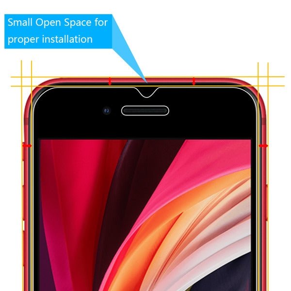 MyBat Tempered Glass Screen Protector (2.5D) for Apple iPhone SE (2020) / SE (2022) - ClearMyBat Pro