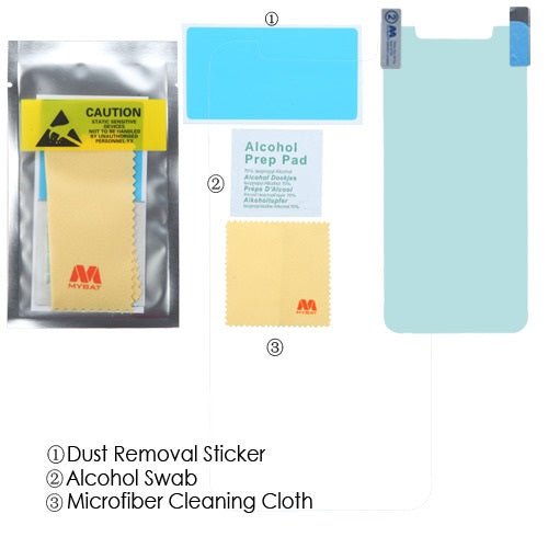 MyBat Tempered Glass Screen Protector (2.5D) for Apple iPhone XS/X / 11 Pro - ClearMyBat Pro