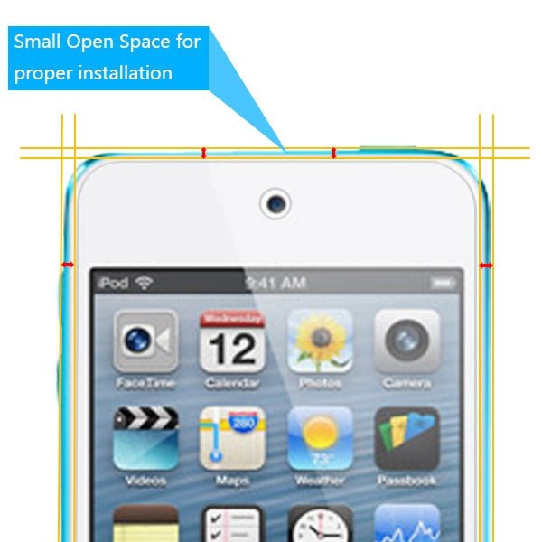 MyBat Tempered Glass Screen Protector (2.5D) for Apple The new iPod touch/iPod touch (6th generation) / iPod touch (5th generation) - ClearMyBat Pro