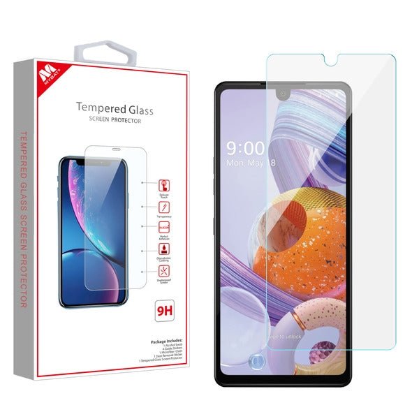 MyBat Tempered Glass Screen Protector (2.5D) for Lg Stylo 6 - ClearMyBat Pro