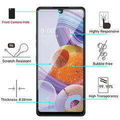 MyBat Tempered Glass Screen Protector (2.5D) for Lg Stylo 6 - ClearMyBat Pro