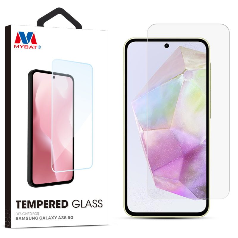 MyBat Tempered Glass Screen Protector (2.5D) for Samsung Galaxy A35 5G - ClearGalaxy A35 5G