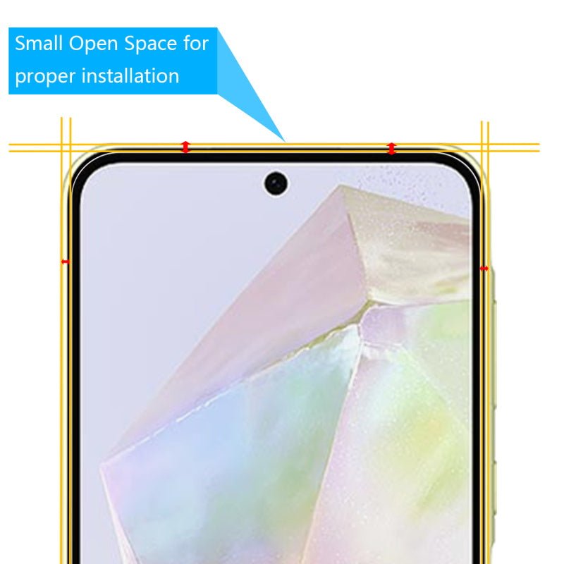 MyBat Tempered Glass Screen Protector (2.5D) for Samsung Galaxy A35 5G - ClearGalaxy A35 5G