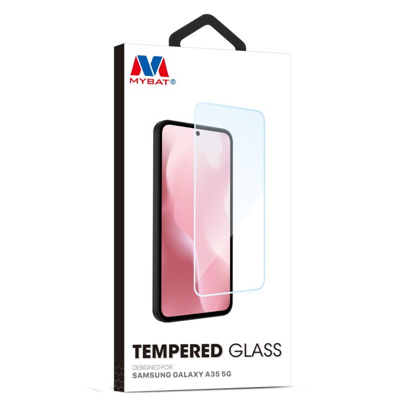MyBat Tempered Glass Screen Protector (2.5D) for Samsung Galaxy A35 5G - ClearGalaxy A35 5G