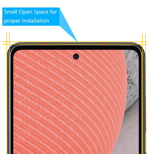 MyBat Tempered Glass Screen Protector (2.5D) for Samsung Galaxy A72 5G - ClearMyBat Pro