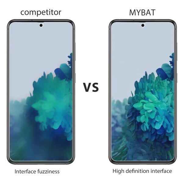 MyBat Tempered Glass Screen Protector (2.5D) for Samsung Galaxy S21 Plus - ClearMyBat Pro