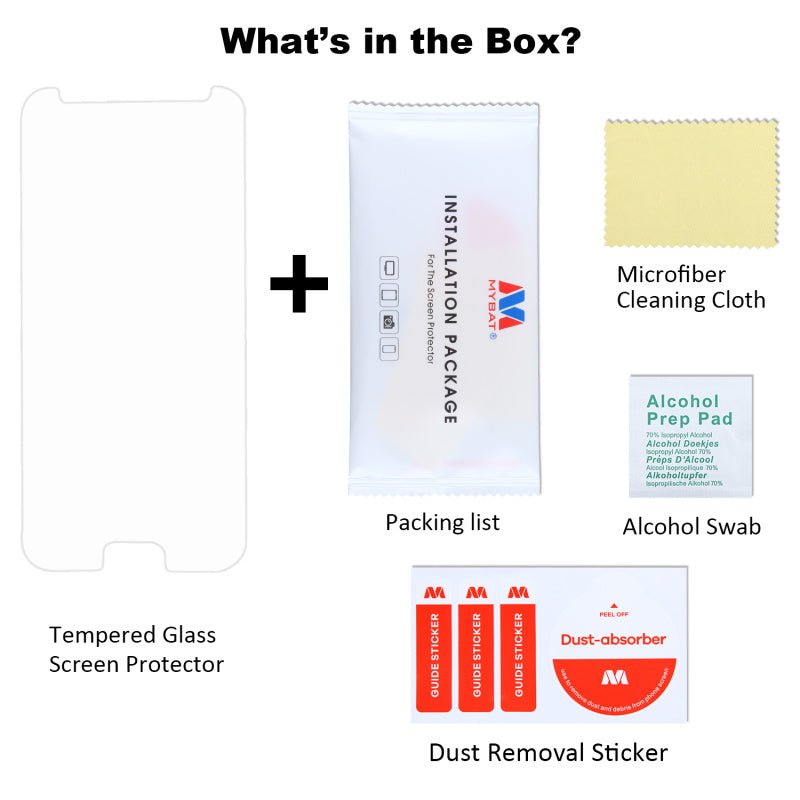 MyBat Tempered Glass Screen Protector (2.5D) for Samsung J337 (Galaxy J3 (2018))/Galaxy J3 V/J3 3rd Gen / Galaxy J3 Star - ClearMyBat Pro