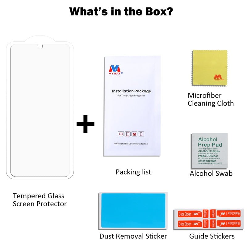 MyBat Tempered Glass Screen Protector (Fingerprint Unlock) (2.5D) for Samsung Galaxy Note 20 - ClearMyBat Pro