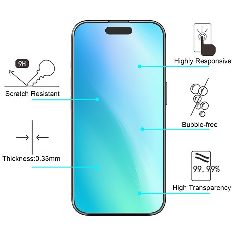 MyBat Tempered Glass Screen Protector for Apple iPhone 16 PlusMyBat