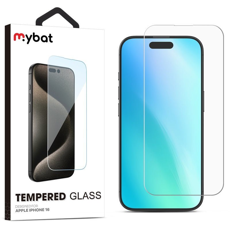 MyBat Tempered Glass Screen Protector for Apple iPhone 16MyBat
