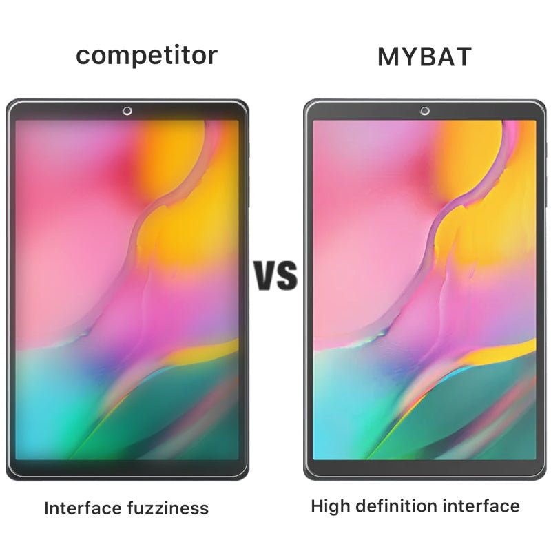 MyBat Tempered Glass Screen Protector for Samsung T510 (Galaxy Tab A 10.1 (2019)) - ClearMyBat Pro