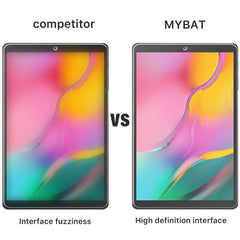 MyBat Tempered Glass Screen Protector for Samsung T510 (Galaxy Tab A 10.1 (2019)) - ClearMyBat Pro