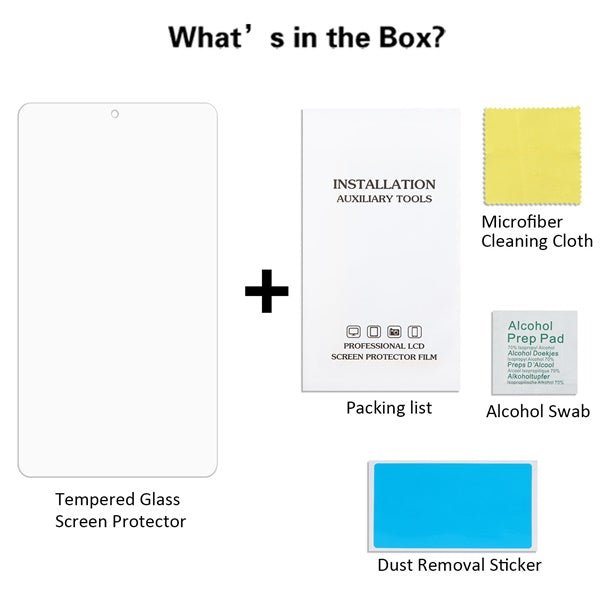 MyBat Tempered Glass Screen Protector for Samsung T510 (Galaxy Tab A 10.1 (2019)) - ClearMyBat Pro