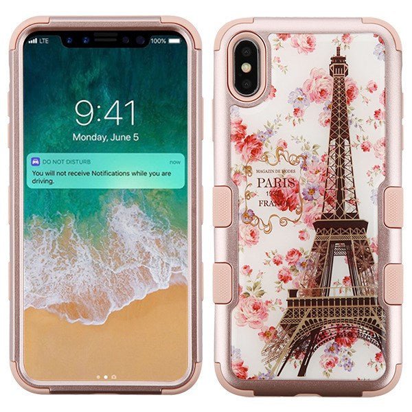 MyBat TUFF Krystal Gel Hybrid Protector Cover [Military - Grade Certified] for Apple iPhone XS MaxiPhone XS Max