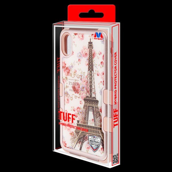 MyBat TUFF Krystal Gel Hybrid Protector Cover [Military - Grade Certified] for Apple iPhone XS MaxiPhone XS Max