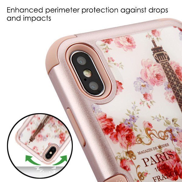 MyBat TUFF Krystal Gel Hybrid Protector Cover [Military - Grade Certified] for Apple iPhone XS MaxiPhone XS Max