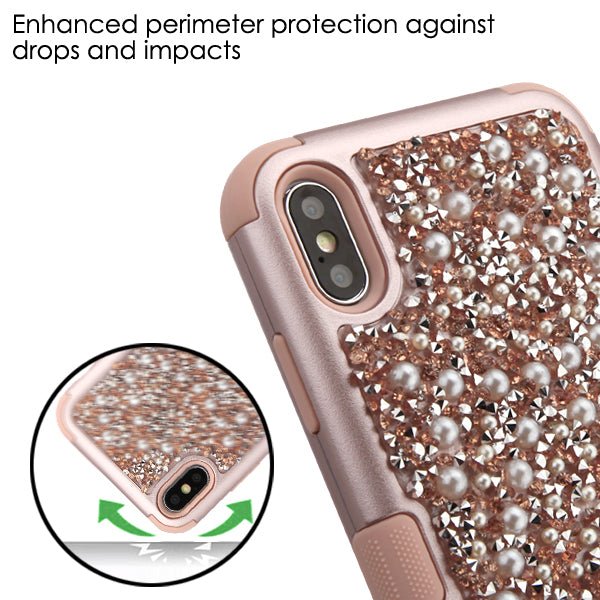 MyBat TUFF Krystal Hybrid Protector Cover [Military - Grade Certified] for Apple iPhone XS MaxiPhone XS Max