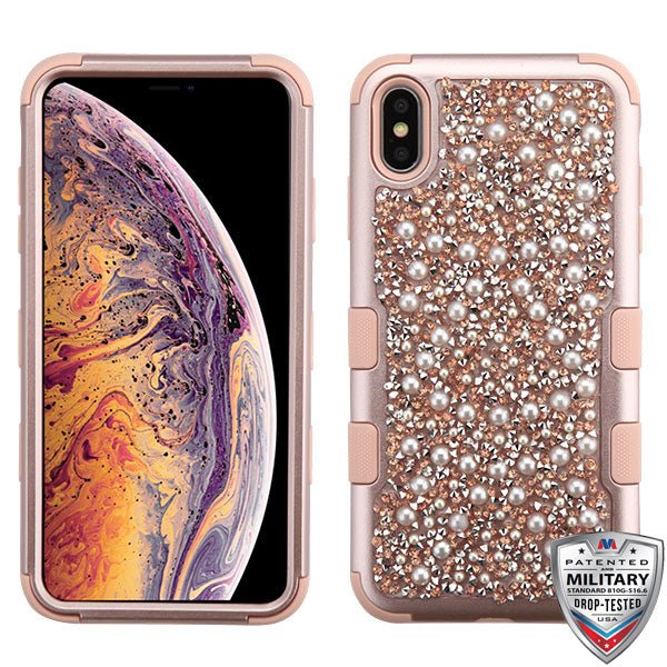 MyBat TUFF Krystal Hybrid Protector Cover [Military - Grade Certified] for Apple iPhone XS MaxiPhone XS Max