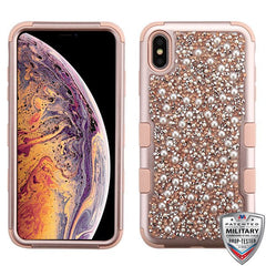 MyBat TUFF Krystal Hybrid Protector Cover [Military - Grade Certified] for Apple iPhone XS MaxiPhone XS Max
